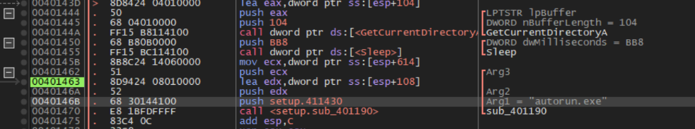 Debugging the process execution flow.